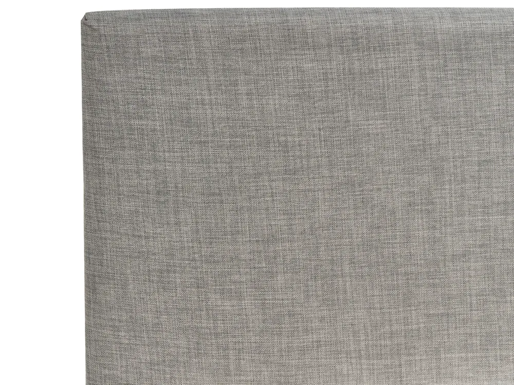 Lit avec sommier Tissu FITOU 140 x 200 cm Gris clair_875862