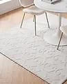 Rug GANNETT Off-White 160 x 160 cm