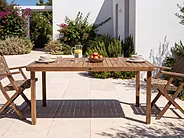 Tavolo da pranzo per 6 persone RONCELLO 180 cm 90 cm Legno d'acacia Marrone_1156007