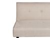 Sofá-cama de 3 lugares em tecido creme VISBY_919147