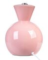 Ceramic Table Lamp Pink FERRY_843225
