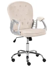 Sedia da scrivania PRINCESS Velluto Tortora_1069606