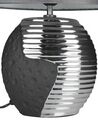 Tischlampe schwarz / silber 41 cm Kegelform ESLA_748561
