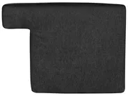 Set da salotto 4 posti KILDAL Tessuto Nero_1058744
