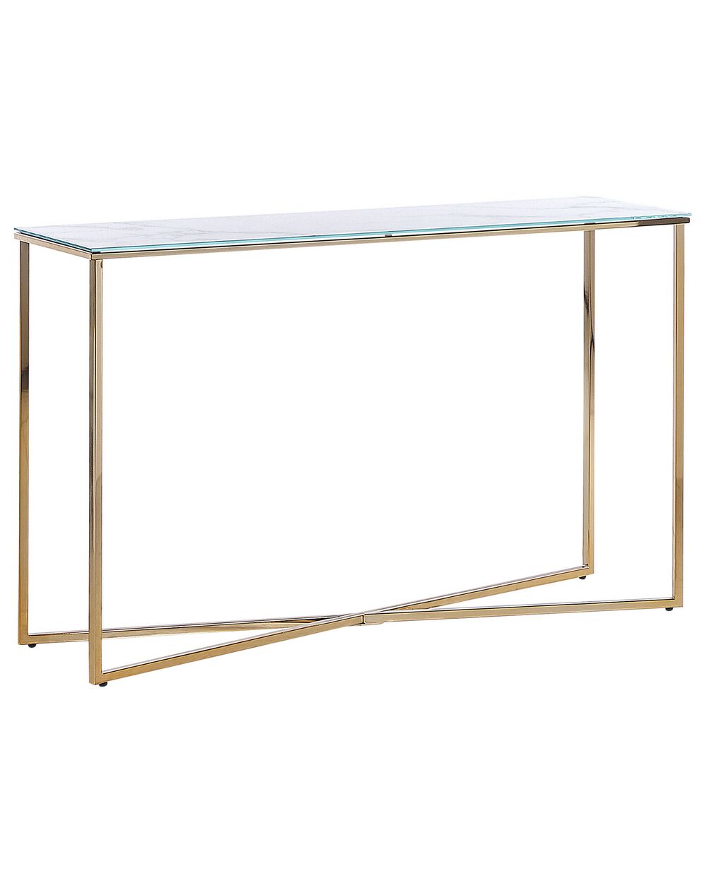 Gold marble console table discount
