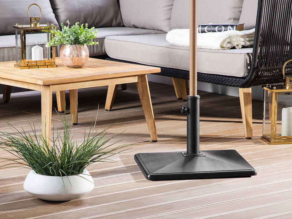 Parasol Base CERVO Square Black 20 kg