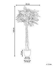 Sztuczna roślina PACHIRA TREE 120 cm Zielony_950371