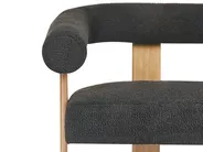 Set da salotto ILBRO Bouclé Nero/Marrone chiaro_985055