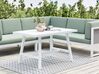 Aluminium Garden Dining Table 120 x 64 cm White FRATTE_930777