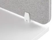 Desk Screen WALLY 80 x 40 cm Light Grey_800928