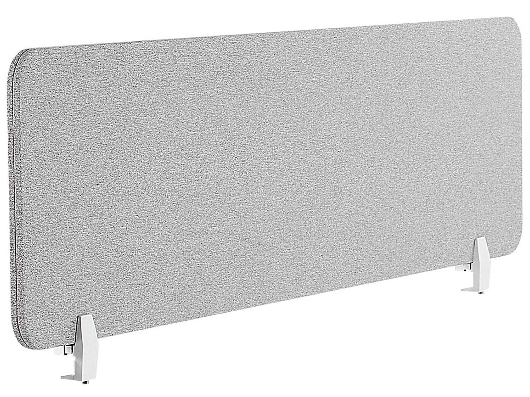Přepážka na pracovní stůl 130 x 40 cm světle šedá WALLY_800640