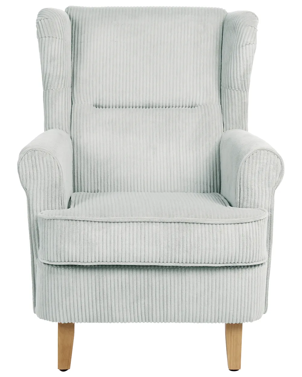 Wingback Chair ABSON Corduroy Light Blue_1186186