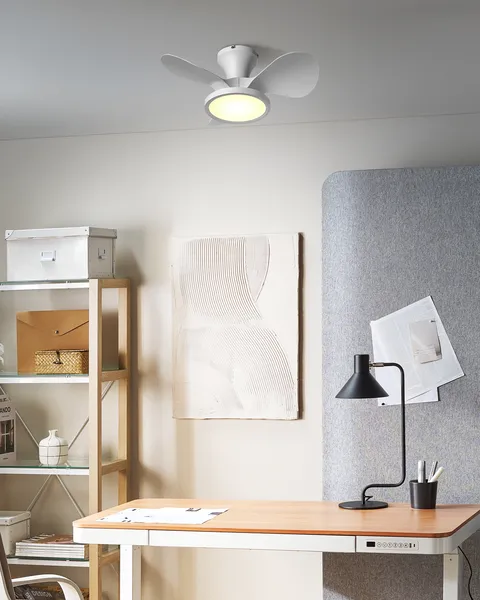 BEL AIR HOME - Ventilador Plafón de Techo de Color Blanco Motor DC con Aspas Desplegables con Luz Led 36W (3000K, 4000K, 6500K) | Leroy Merlin BEL AIR HOME - Ventilador Plafón de Techo de Color Blanco Motor DC con Aspas Desplegables con Luz Led 36W (3000K, 4000K, 6500K) | Leroy Merlin