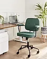 Desk Chair PAWNEE Fabric Dark Green