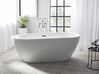 Badewanne freistehend weiß oval 170 x 80 cm CARRERA_717148