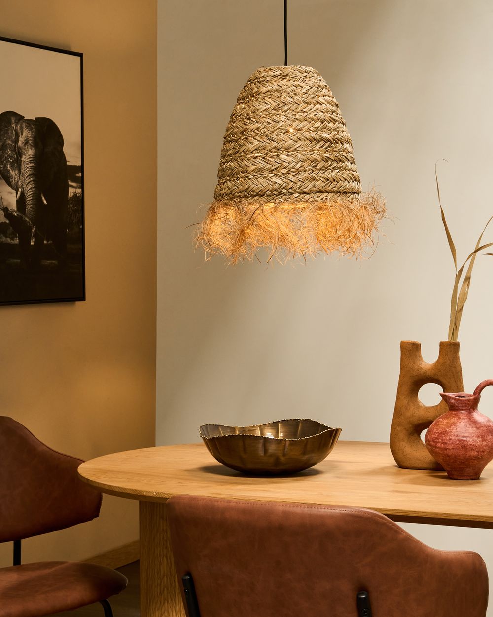 Loftlampe MOROVIS Søgræs Naturlig
