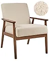 Armchair ESRUM Boucle Dark Brown/ Beige