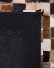 Tappeto KONYA Marrone 160 x 230 cm Pelle naturale_680059