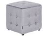 Pouf velluto grigio WISCONSIN_926883