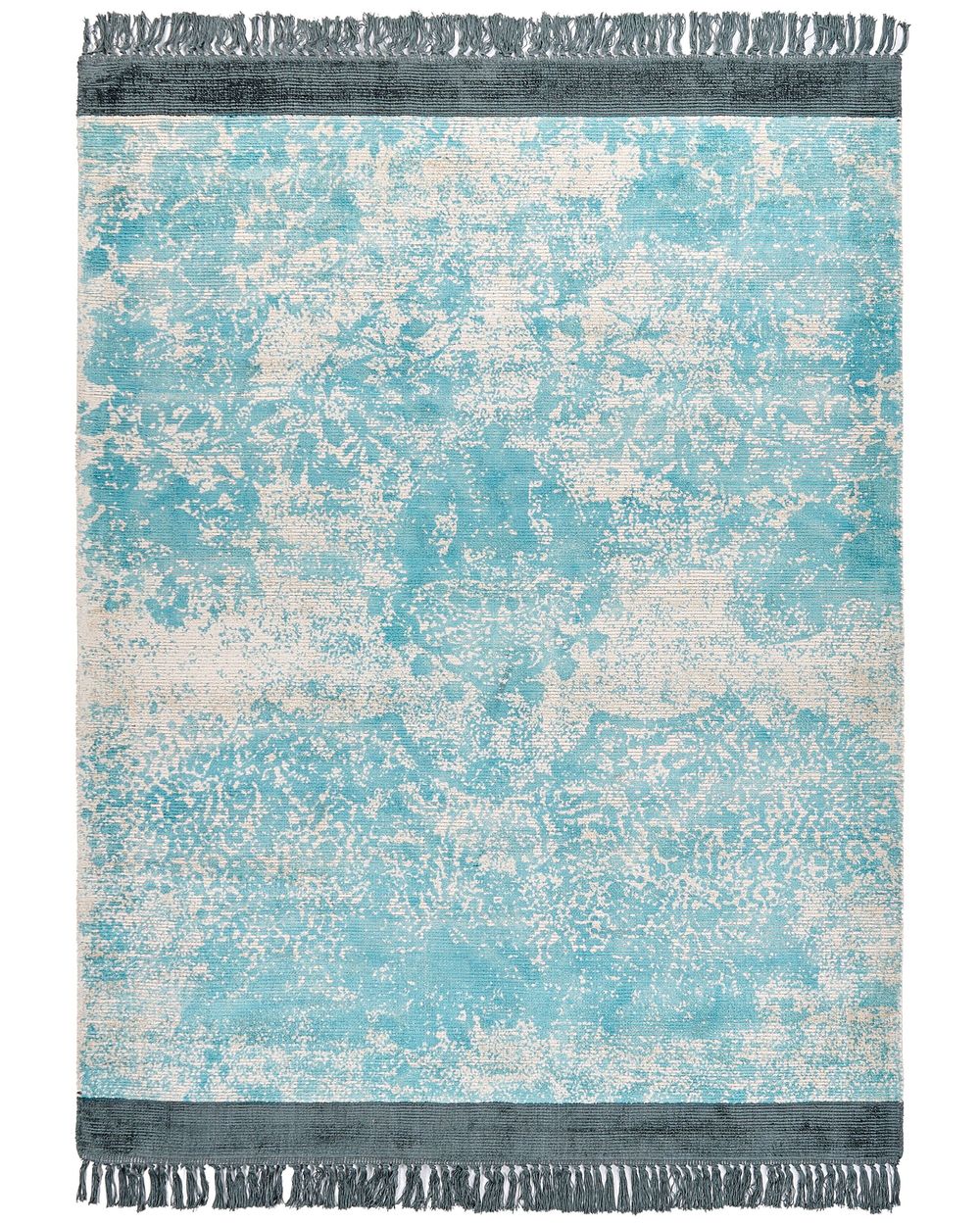 Covor AKARSU Albastru 160 x 230 cm Viscoză