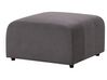 3 Seater Modular Velvet Sofa with Ottoman Dark Grey FALSTERBO_919353