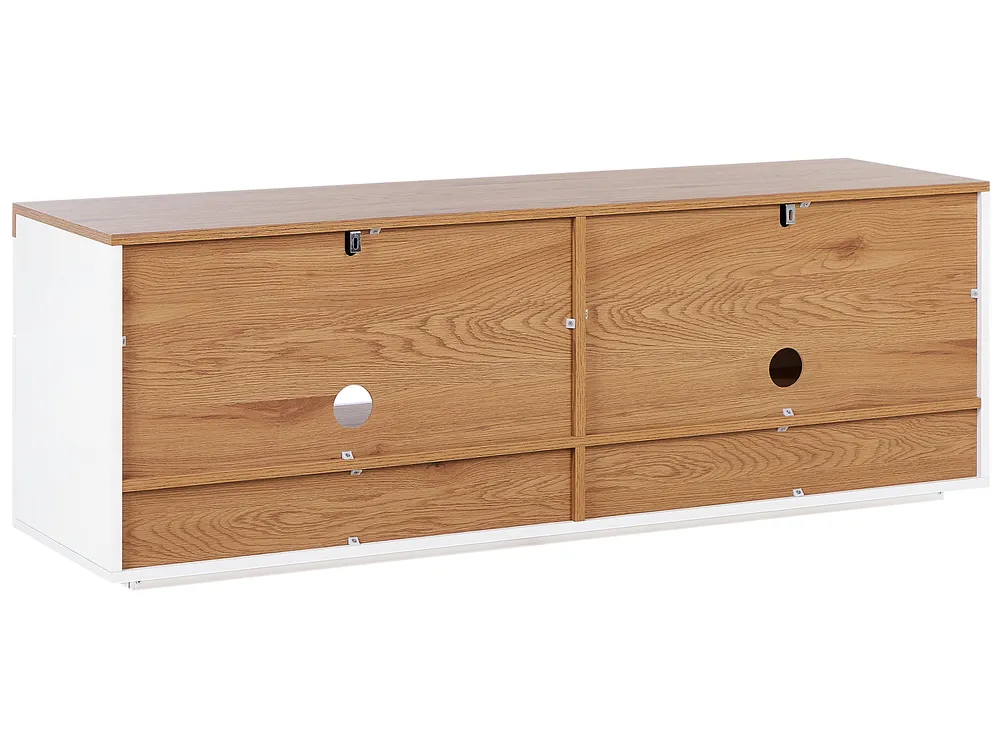 TV Stand CHEVAL Brown/ White_826917