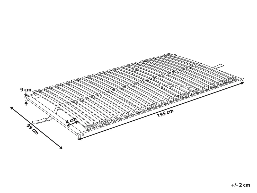 Estrado com ripas LIRY 90 x 200 cm_1146617