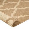 Teppich Jute beige 200 x 300 cm marokkanisches Muster Kurzflor MERMER_887062