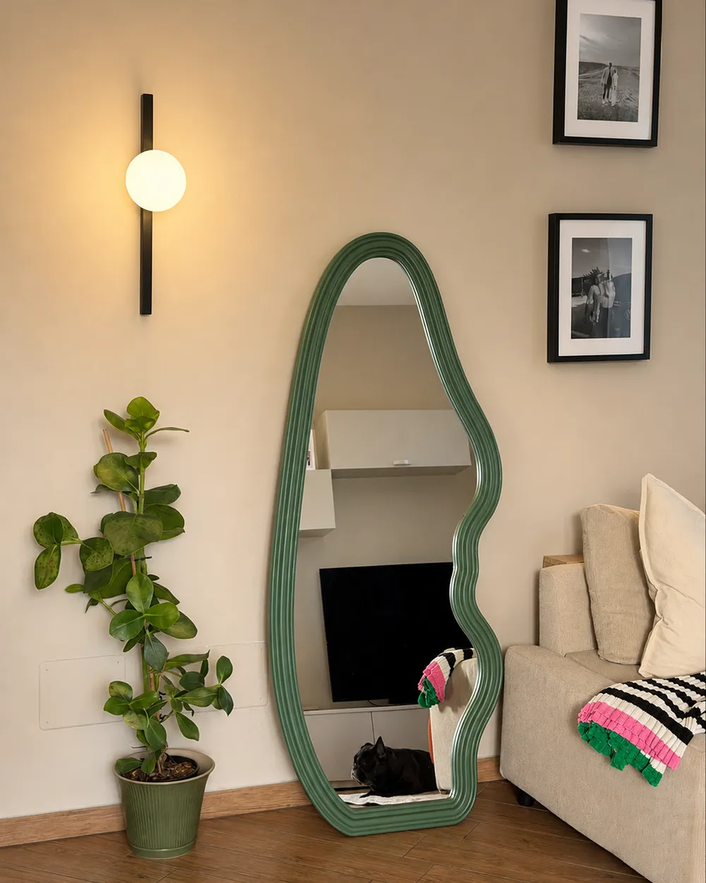 Lampa ścienna ISABELLA Metal Czarny_1159136
