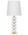 Lámpara de mesa de metal blanco/dorado 80 cm FRIO_877512