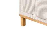 Corner Sofa 5 Seater VENG Corduroy Light Beige Left Hand_1010061
