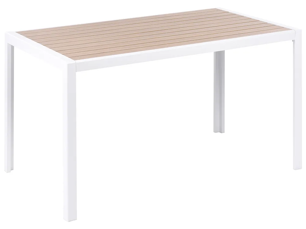 Set da pranzo da giardino 4 posti VISSO Grigio/Bianco_1047409