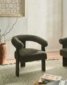 Fotel ILBRO Boucle Ciemnozielony