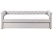 Trundle Bed Fabric LIBOURNE 90 x 200 cm (EU Single) Light Grey_759984
