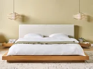Bed Boucle ZEN 180 x 200 cm (EU Super King) Natural Ash Wood_931225