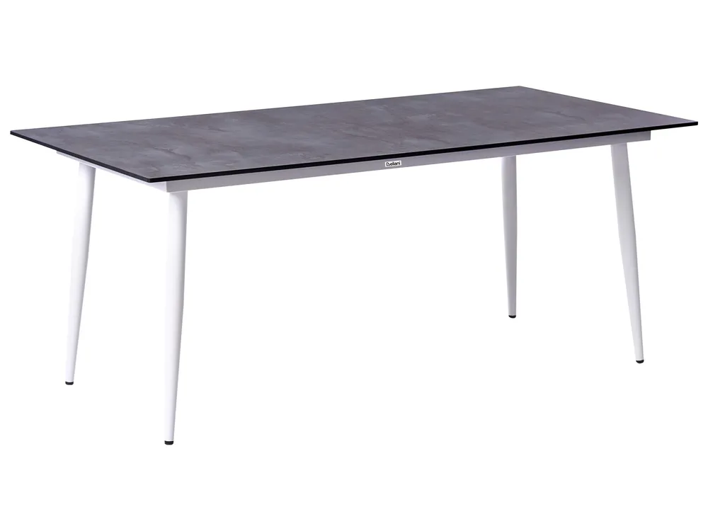 Table à Manger Rectangulaire En Verre Et Bois – 180 X 90 Cm, Design Moderne, Hauteur 75 Cm
