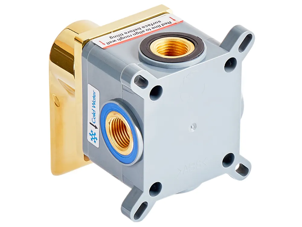 rubinetto miscelatore da parete per lavabo APONWAO Ottone Oro_986797