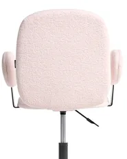 Desk Chair MORAGA Boucle Pastel Pink_1024894