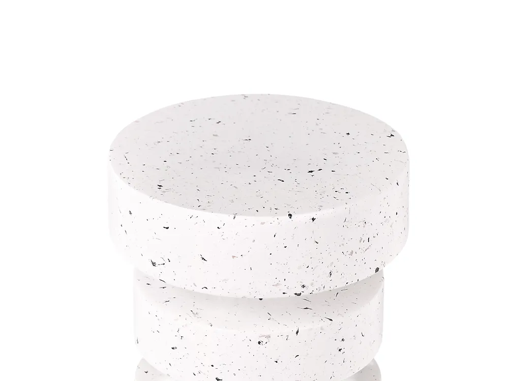 Masă laterală BIVONGI 30 cm 30 cm Terrazzo alb_1192762