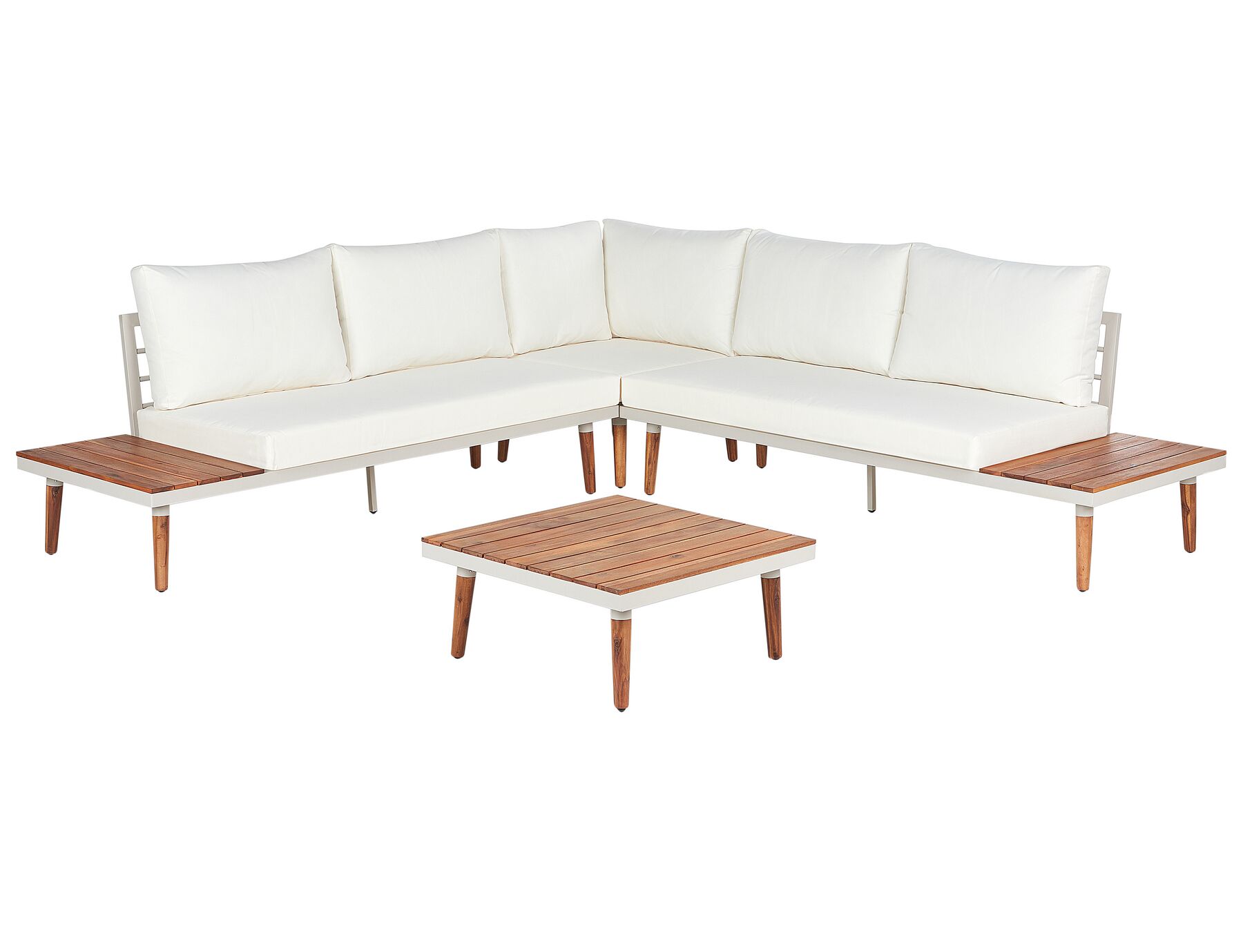 Loungegrupp 5-sits off-white CORATO_920241