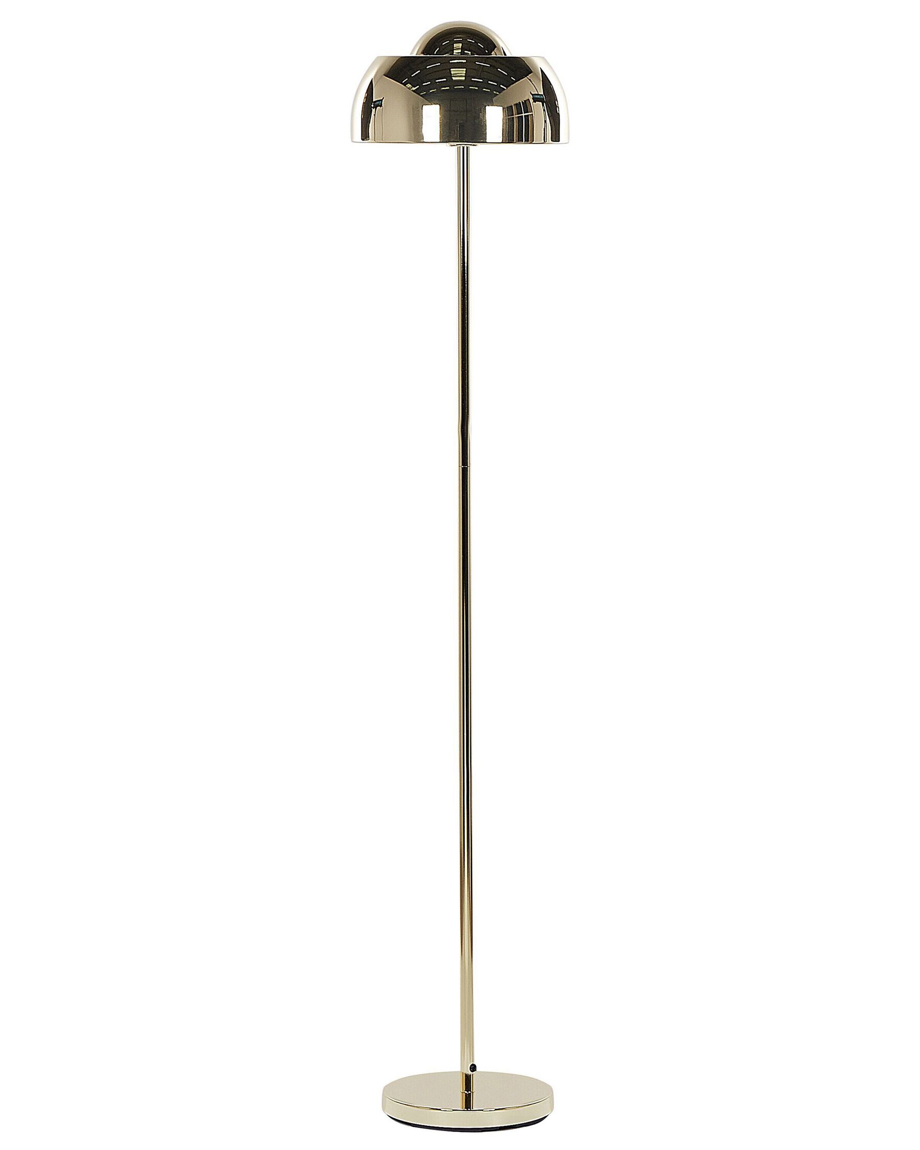 Stehlampe Metall gold glänzend 148 cm rund SENETTE_825548