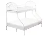 Bunk Bed Metal CHAMONIX 90/140 x 200 cm White