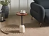 Mesa de apoio RAINY Metal Branco
