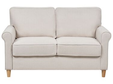 2-Sitzer Sofa Stoff helles Beige RONNEBY