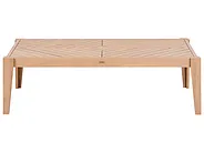 Garden Coffee Table RIVELLO 68 cm 123 cm Acacia Wood Light Brown_1155847