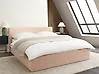 Ottoman Bed ORBEY Boucle Beige 160 x 200 cm (EU King Size)