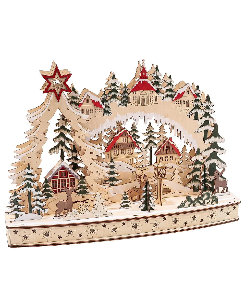 Christmas Decoration LED KORIA 31 cm Light Brown_1175962