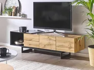 Szafka RTV FIORA Brązowy/ czarny_797298