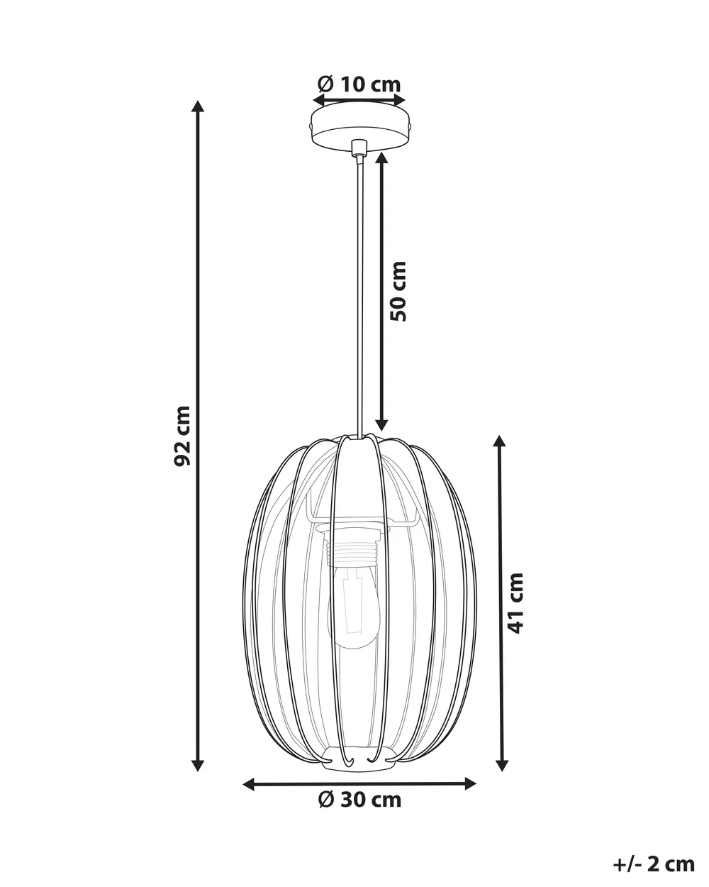 Pendant Lamp PADAMO White_955615