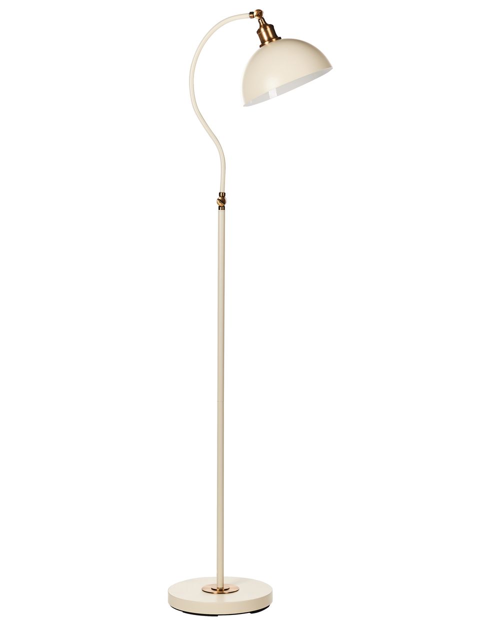 Lámpara de pie LENNON ajustable Metal Beige claro